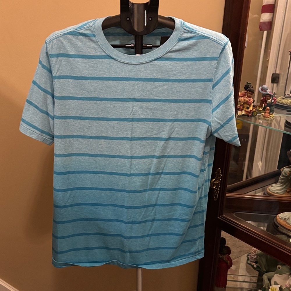 Arizona Jean Company Light Blue Striped Tee